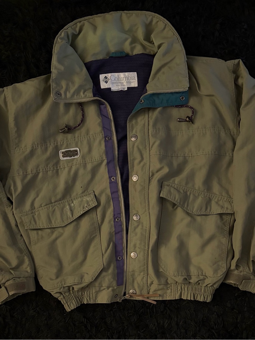 Vintage, Columbia, Men, nylon field jacket